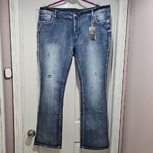 Flamingo Plus 24 Flap Pocket Jeans